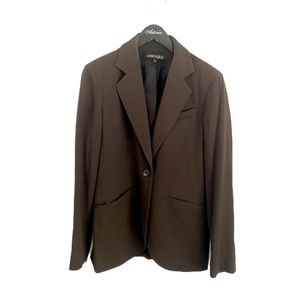 Anne Klein Virgin wool women blazer brown size 6